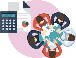 Providing a wide variety of services domestically and internationally.